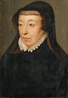 Retrato de Catalina de Médici con atuendo de luto
